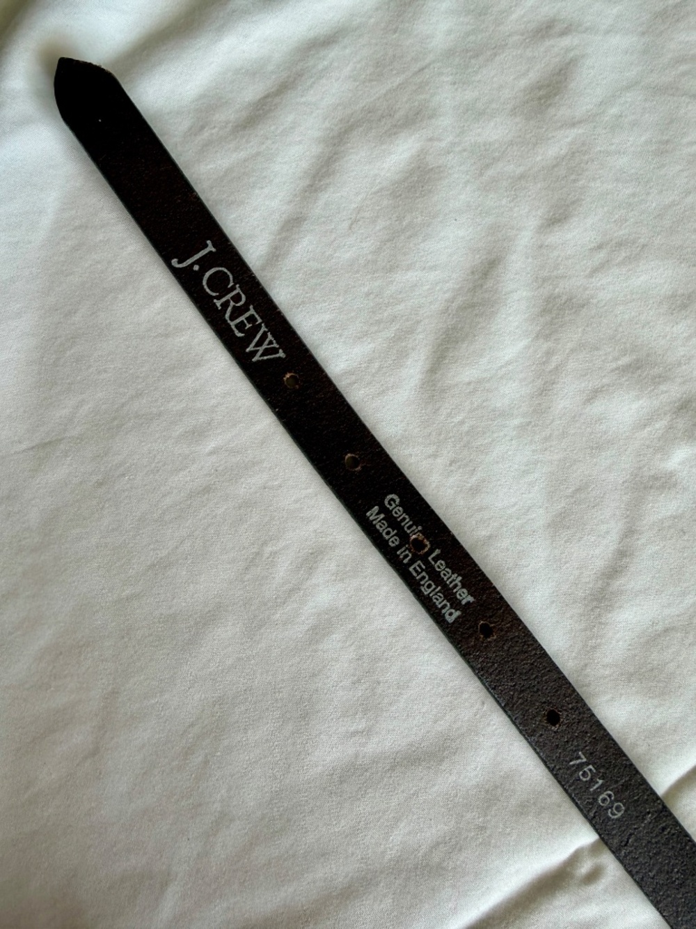 JCrew Vintage Brown Braided Leather Belt - Picture 4 of 5